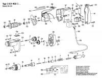 Bosch 0 601 402 001  Pn-Screwdriver - Ind. 110 V / Eu Spare Parts